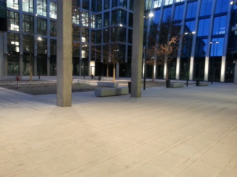 The Product of Boardom - Spot searchlight Praha Florentinum